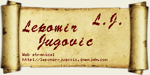 Lepomir Jugović vizit kartica